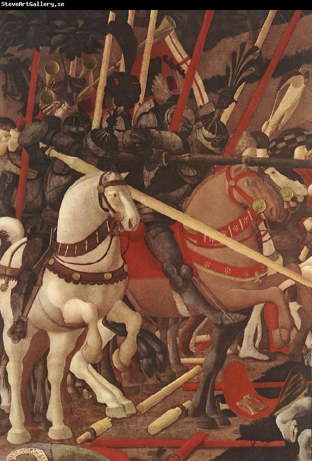 UCCELLO, Paolo Bernardino della Ciarda Thrown Off His Horse (detail) wt